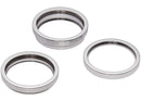Anillo bisel plateado para cámara trasera de iPhone 14 Pro/Pro Max, repuesto A2659, A2889, A2890, A2891.