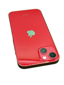 iPhone 13 Seminuevo en Xela Quetzaltenango con garantía, 128GB, color rojo y salud de batería al 85%.