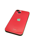 iPhone 13 seminuevo en color rojo, 128GB, libre de fábrica y con certificado de grado 1 como nuevo, disponible en Quetzaltenango.
