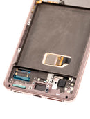Pantalla OLED con marco para Samsung Galaxy S21 5G en color Phantom Pink disponible en Quetzaltenango.