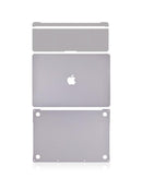 Skin 4 en 1 (Superior, Inferior, Teclado, Reposamanos) para MacBook Pro 13" con Touch Bar (A1706 / Finales 2016 / Mediados 2017) (Gris Espacial)