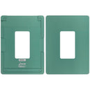 Molde de alineación metálico para reparación de pantalla iPad 9.7, ideal para laminación.