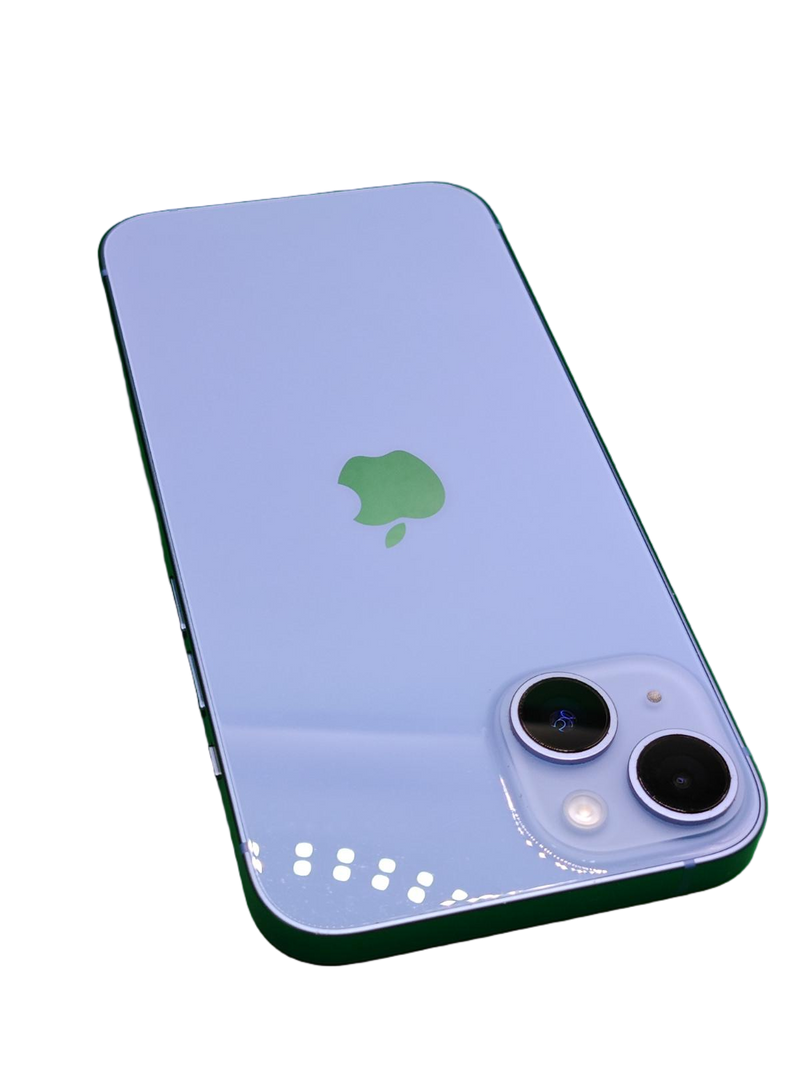 iPhone 14 Seminuevo en Quetzaltenango - Libre de fábrica - 128GB - Azul - Certificado - E-sim - Salud de batería 88%.