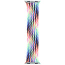 Correa Apple Braided Solo Loop Pride Edition de 40mm, talla 7, tejido multicolor vibrante para Apple Watch.