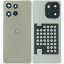 Tapa trasera original Pure Cashmere Motorola Moto G Power XT2617 (2026) para reparación o repuesto.