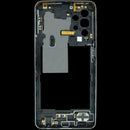 Mid-frame housing Samsung Galaxy A32 5G A326 Awesome Black, pieza de repuesto original.
