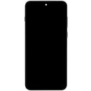 Pantalla OLED refurbished OnePlus 15R Charcoal Black con marco, ideal para reparación de display roto.