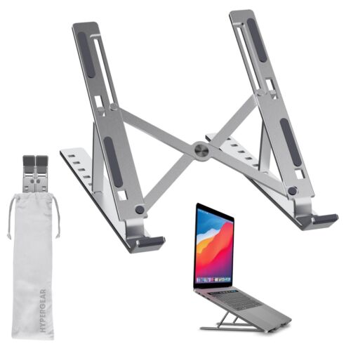 HYPERGEAR UPRITE STAND DE ALUMINIO PARA LAPTOP O TABLET GRIS