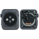 Carcasa de aluminio Space Black para Apple Watch Series 3 GPS 38mm A1858, pieza de repuesto usada.