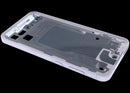 Marco intermedio Samsung Galaxy A55 5G lila original (SM-A556), ideal para reparación de pantalla rota.