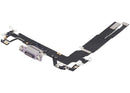 Puerto de carga lavanda usado A3258 para iPhone 17, conector flex de repuesto para reparación.