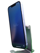 iPhone 14 seminuevo en Quetzaltenango, libre de fábrica, color azul, 128GB, buen estado con marcas de uso, batería al 80%.