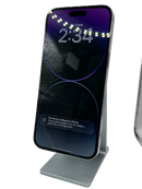 Encuentra el iPhone 14 Pro Max Seminuevo Deep Purple de 128GB en Xela, Quetzaltenango, con certificado de calidad y salud de batería al 100%.
