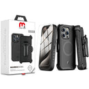 MYBAT MAVERICK ANTIMICROBIAL CON HOLSTER IPHONE 15 PRO MAX NEGRO