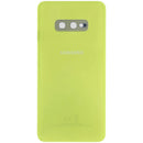 Tapa trasera Service Pack Samsung Galaxy S10e Canary Yellow, repuesto original para reparación de móvil SM-G970F.