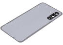 Tapa trasera de vidrio grafito para Samsung Galaxy A56 5G (A566) con lente de cámara, repuesto Aftermarket Plus.