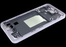 Marco intermedio Samsung Galaxy A55 5G lila original (SM-A556), ideal para reparación de pantalla rota.