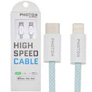 Cable de carga Photon Flux 3ft compatible con Lightning y USB-C en Xela Quetzaltenango.