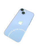 iPhone 14 seminuevo azul, 128GB, libre, como nuevo, pantalla brillante, batería 91%, E-sim.