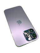 iPhone 14 Pro Max púrpura seminuevo, 256GB, libre de fábrica, grado 1 como nuevo, con 91% salud de batería.