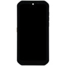 Pantalla LCD de repuesto con marco para Blackview BV9900 Pro en color negro, ideal para reparación de pantalla rota.