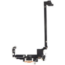 Puerto de carga flex iPhone 17 Pro Max A3294 Cosmic Orange para reparación, un repuesto esencial para solucionar problemas de carga.