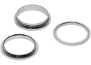 Anillo bisel protector de cámara trasera plateado para iPhone 13 Pro/Max, repuesto para reparación.