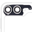 Lente de cámara trasera con anillo de cubierta para Samsung Galaxy Z Flip 6 5G (F741) (Silver Shadow) en Xela Quetzaltenango.