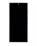 Pantalla OLED para Samsung Galaxy S23 Ultra con marco (Reacondicionada) (Grafito / Rojo)
