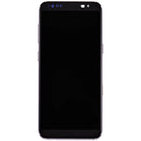 Pantalla incell con marco para Samsung Galaxy S8, color Orchid Gray, sin sensor de huella. Reparación display SM-G950F.