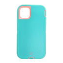 Estuche  Defender Menta /  Rosado- IPHONE 11 PRO MAX (6.5)