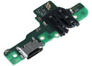 Puerto de carga USB con board original para Samsung Galaxy A20s (A207), ideal para reparación.