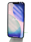 iPhone 14 seminuevo azul, 128GB, libre, grado A como nuevo, batería 82%, certificado, eSIM.