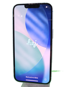 iPhone 14 seminuevo azul, 128GB, libre, grado 1, batería 84%, con eSIM y certificado.