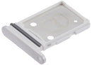 Repuesto de tapa SIM dual blanca para Samsung Galaxy A37 (A376), ideal para cambio o reparación.