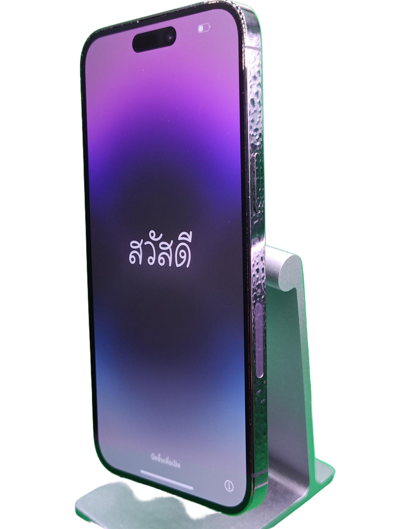 iPhone 14 Pro Max seminuevo, libre de fábrica, en perfecto estado con 84% de salud de batería en Quetzaltenango.