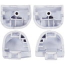 Botones gatillo blancos R1 L1 R2 L2 con resortes para reparación de control DualSense PS5 BDM-030.