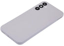 Repuesto tapa trasera plateada para Samsung Galaxy A14 5G con lente de cámara, sin logo, calidad Aftermarket Plus.