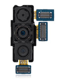 Cámara trasera triple Samsung Galaxy M30, lente principal, ultra gran angular y de profundidad. Ideal para reparación.