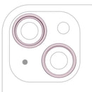 Diez aros de bisel rosa para cámara trasera de iPhone 15 y 15 Plus, repuesto Apple.