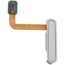 Sensor de huella y botón de encendido plateado para Samsung Galaxy Tab S9 FE Plus (X610/X616), repuesto premium.