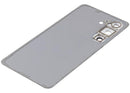 Tapa trasera blanca de vidrio para Samsung Galaxy S26 con lente de cámara, repuesto para reparación.