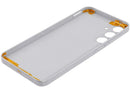 Tapa trasera gris para Samsung Galaxy A16 4G/5G con lente de cámara integrada, repuesto original.