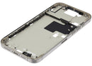 Tapa superior usada de iPhone 16 Pro Max Natural Titanium con small parts, lista para reparación de housing.