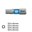 Juego de herramientas Wera Tool-Check PLUS 2 de 39 piezas con carraca, vasos y puntas de 1/4 pulgada.