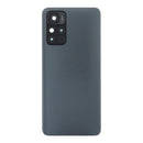 Tapa trasera + Adhesivo para tapa trasera + Lente de camara trasera y bisel para Xiaomi Redmi Note 11 5G Negro Original