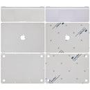 Skin 4en1 (Superior, Inferior, Teclado, Reposamanos) para MacBook Air 13" Retina (A2179 / Principios de 2020) (Plata)