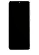 Pantalla OLED Samsung Galaxy S20 Plus 5G Cosmic Black usada con marco, lista para repuesto y reparación.