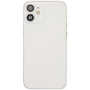Tapa trasera blanca con puerto de carga y cable flex para iPhone 12 Mini en Quetzaltenango.