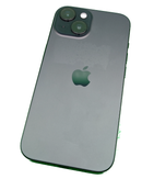 iPhone 15 negro seminuevo, 128GB, libre de fábrica, grado 1, salud de batería 100%, con SIM física.